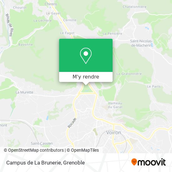 Campus de La Brunerie plan