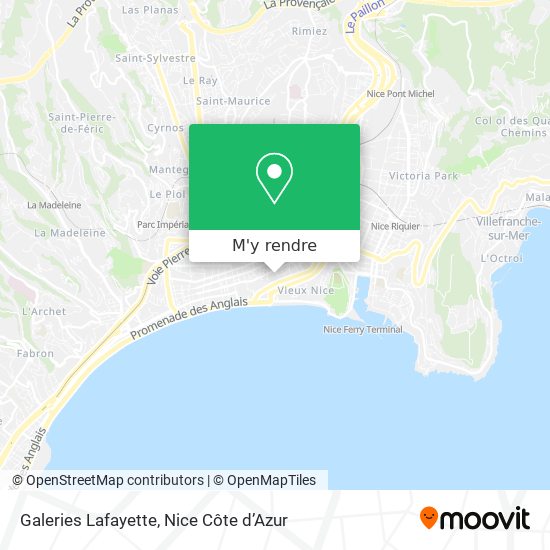 Galeries Lafayette plan