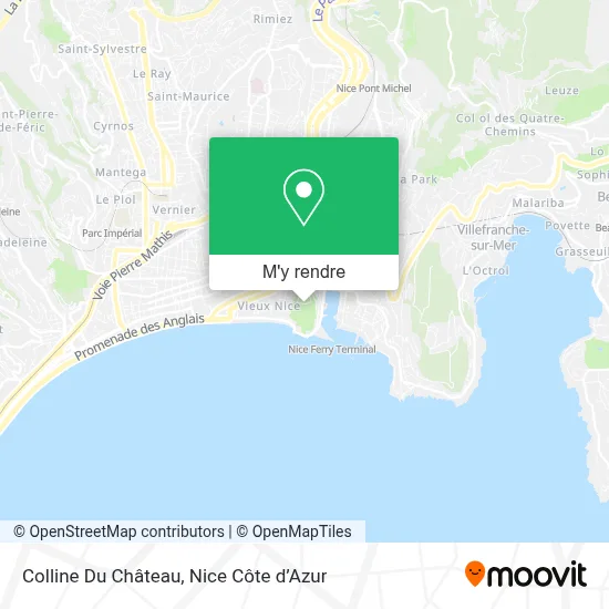 Colline Du Château plan