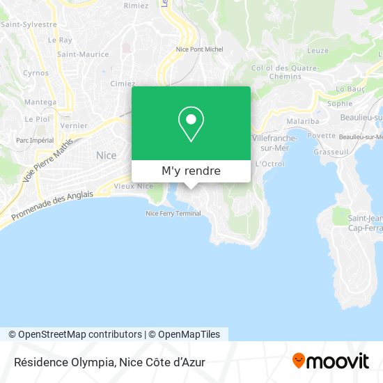 Résidence Olympia plan