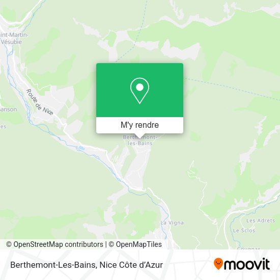 Berthemont-Les-Bains plan