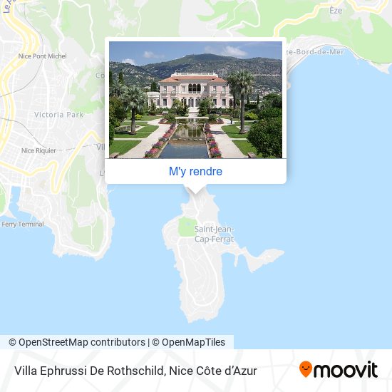 Villa Ephrussi De Rothschild plan