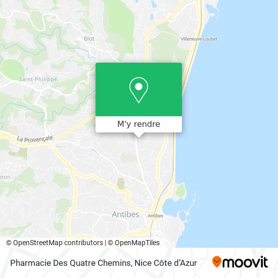 Pharmacie Des Quatre Chemins plan