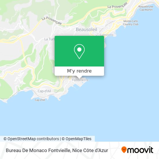 Bureau De Monaco Fontvieille plan