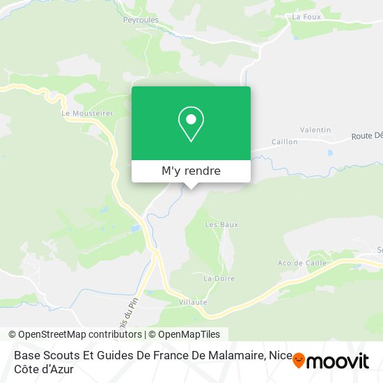 Base Scouts Et Guides De France De Malamaire plan