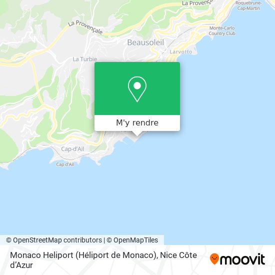 Monaco Heliport (Héliport de Monaco) plan