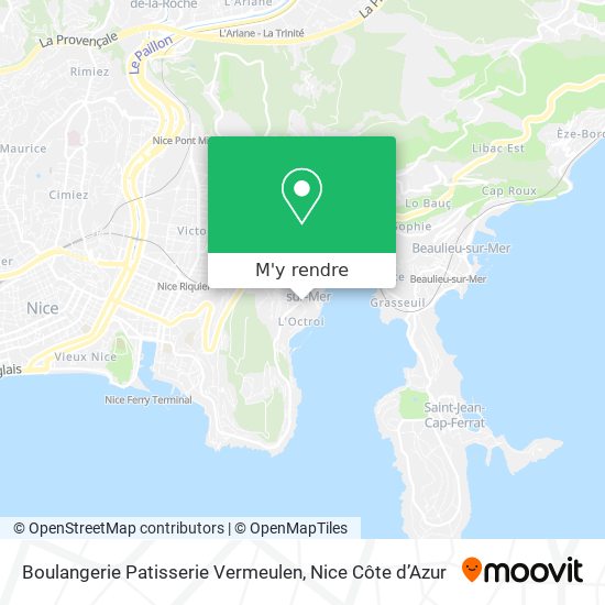 Boulangerie Patisserie Vermeulen plan