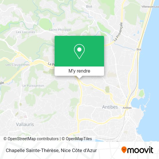 Comment Aller A Chapelle Sainte Therese A Antibes En Bus Ou Train