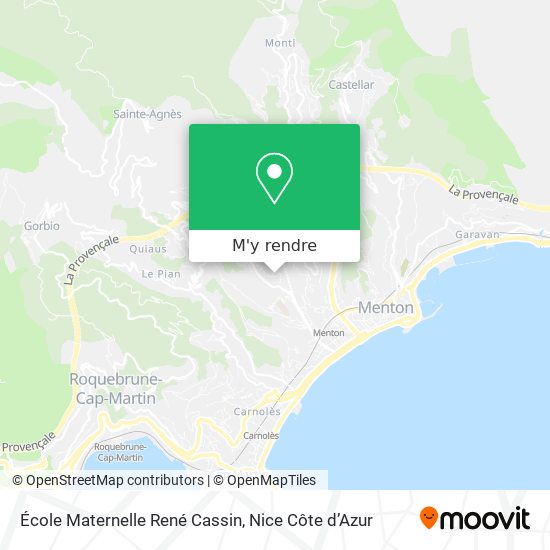 École Maternelle René Cassin plan