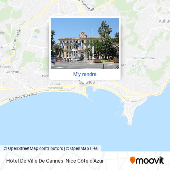 Hôtel De Ville De Cannes plan