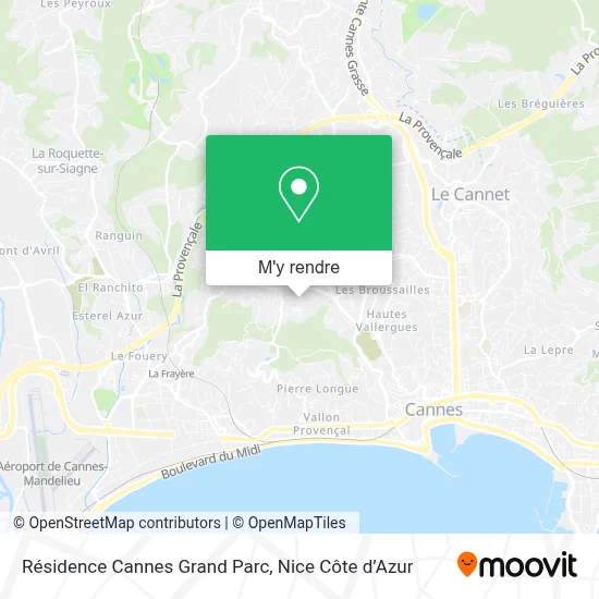 Résidence Cannes Grand Parc plan