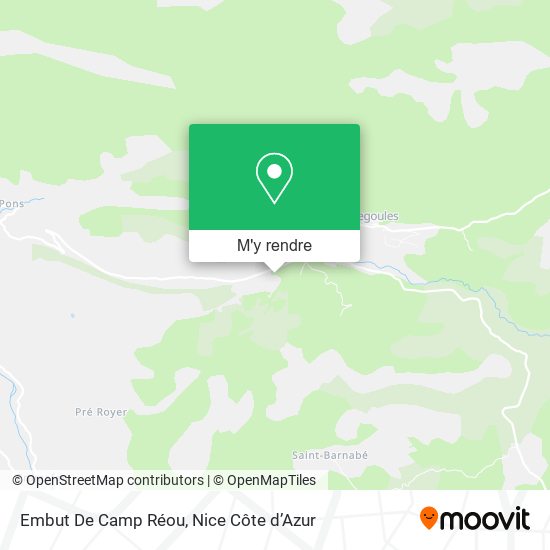Embut De Camp Réou plan