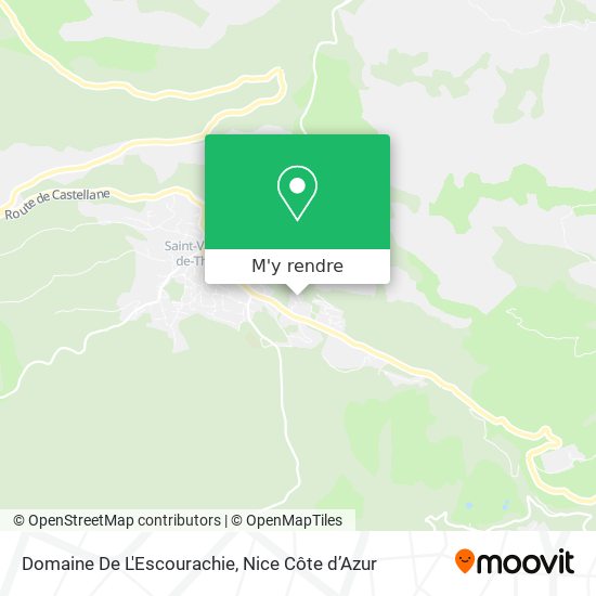Domaine De L'Escourachie plan
