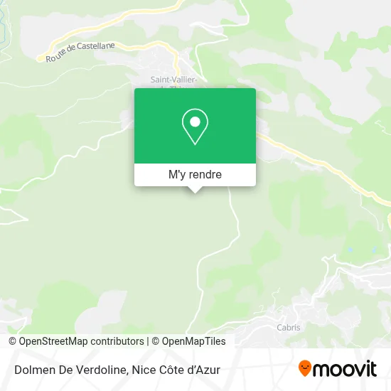 Dolmen De Verdoline plan