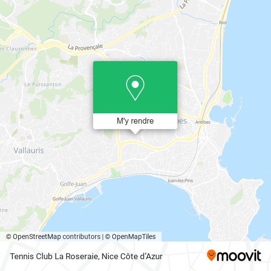 Tennis Club La Roseraie plan