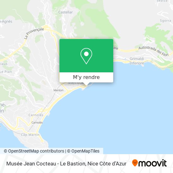 Musée Jean Cocteau - Le Bastion plan