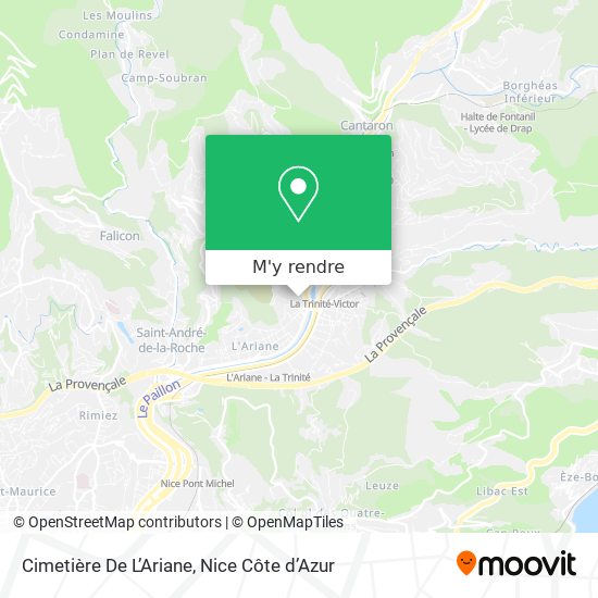 Cimetière De L’Ariane plan