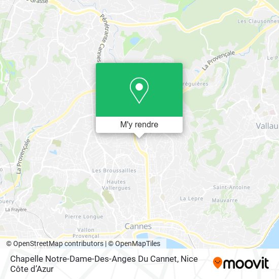 Chapelle Notre-Dame-Des-Anges Du Cannet plan