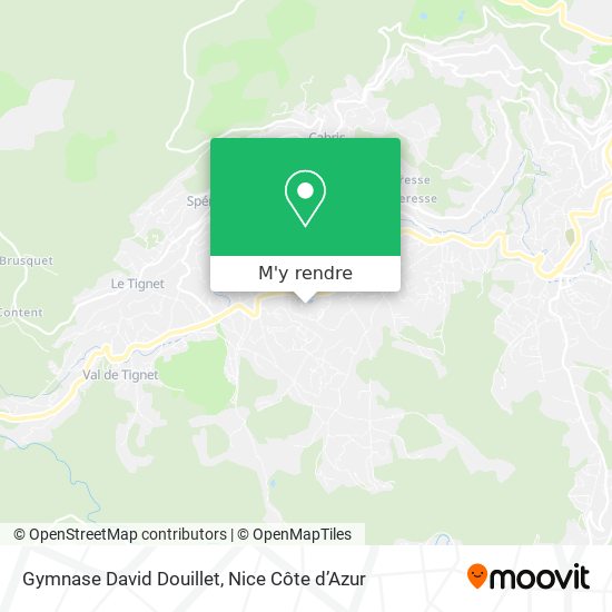 Gymnase David Douillet plan