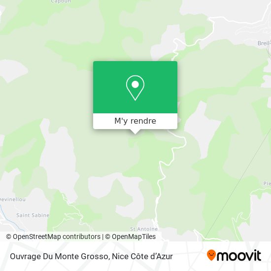 Ouvrage Du Monte Grosso plan