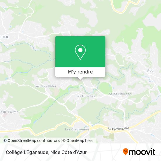 Collège L'Éganaude plan