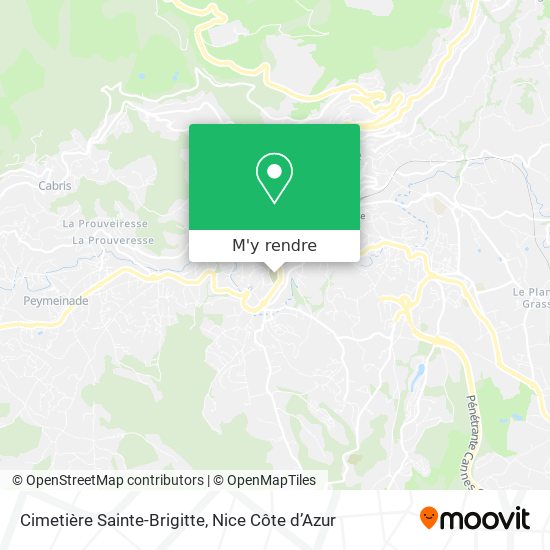 Cimetière Sainte-Brigitte plan