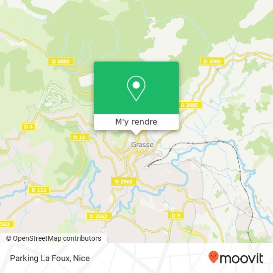 Parking La Foux plan