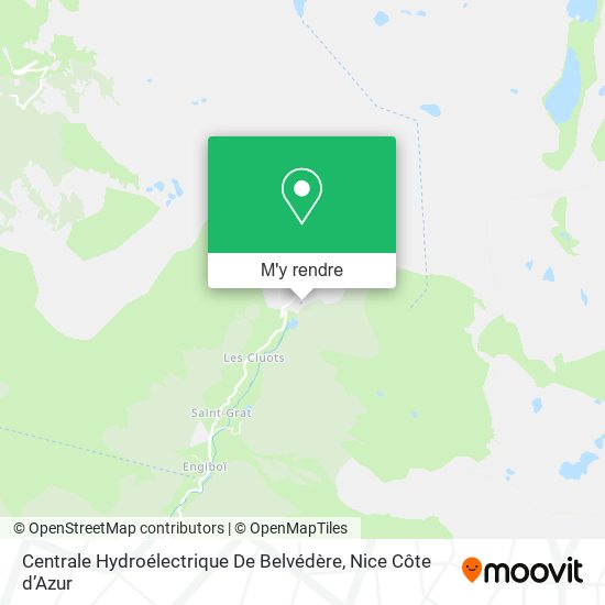 Centrale Hydroélectrique De Belvédère plan