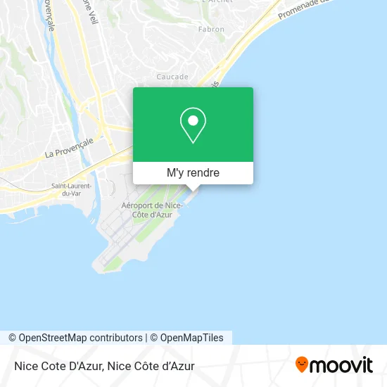 Nice Cote D'Azur plan