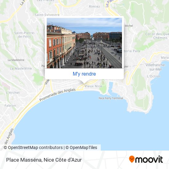 Place Masséna plan