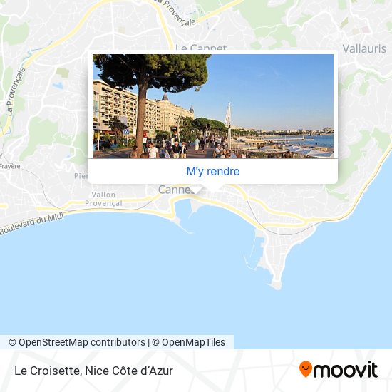 Le Croisette plan