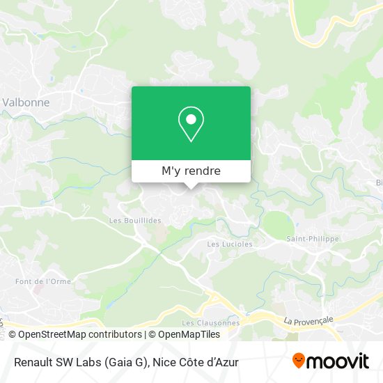 Renault SW Labs (Gaia G) plan