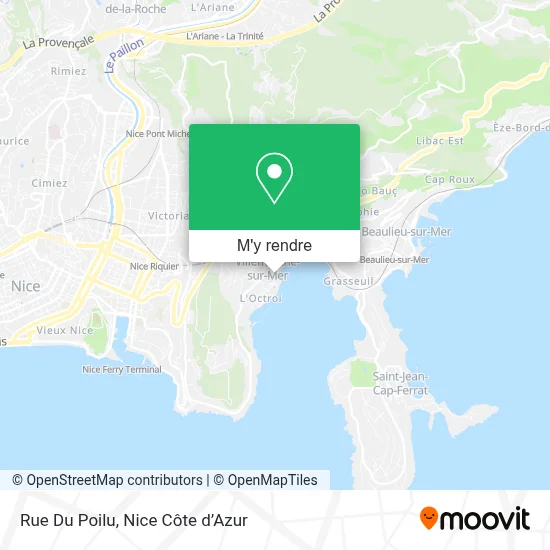 Rue Du Poilu plan