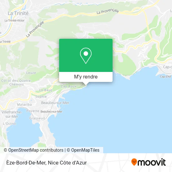 Èze-Bord-De-Mer plan