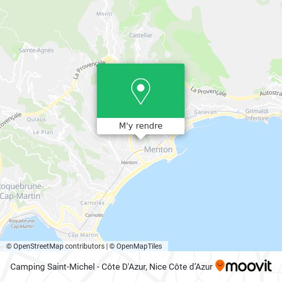 Camping Saint-Michel - Côte D'Azur plan