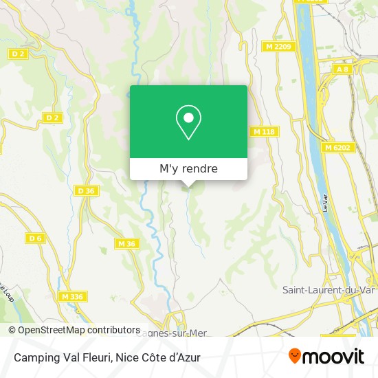 Camping Val Fleuri plan