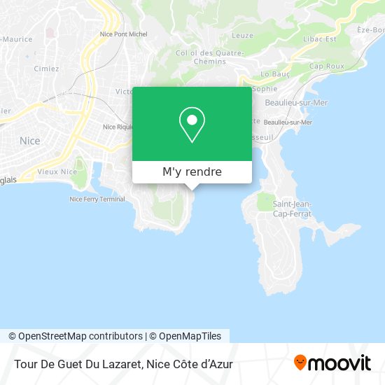 Tour De Guet Du Lazaret plan