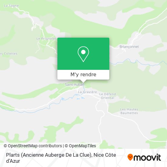 Plarts (Ancienne Auberge De La Clue) plan