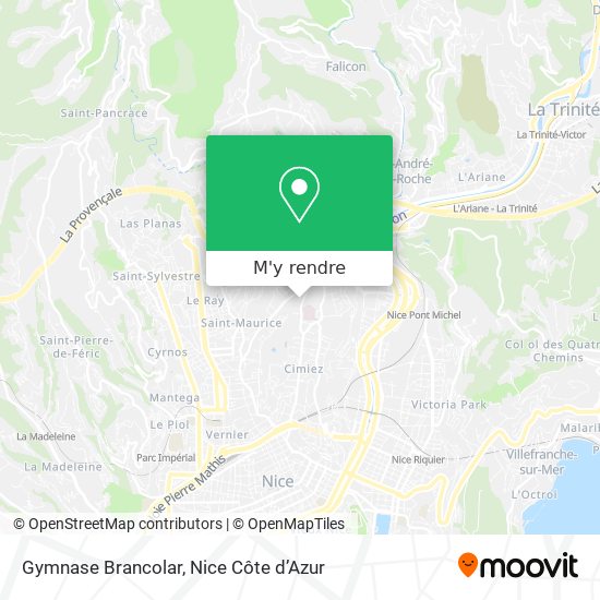 Gymnase Brancolar plan