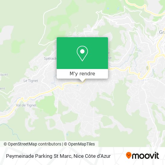 Peymeinade Parking St Marc plan