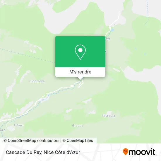 Cascade Du Ray plan