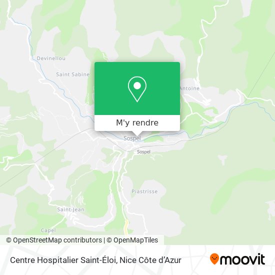 Centre Hospitalier Saint-Éloi plan