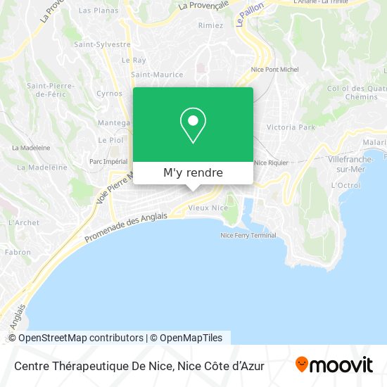 Centre Thérapeutique De Nice plan