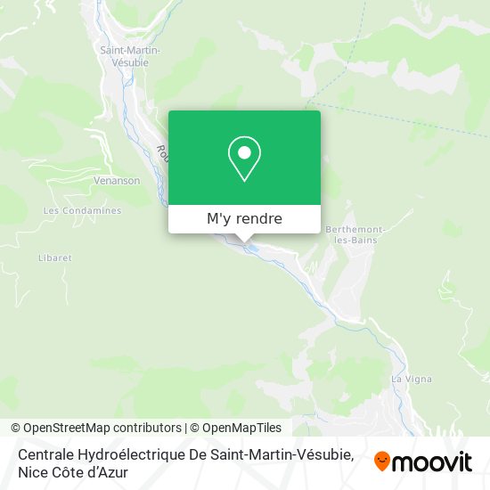Centrale Hydroélectrique De Saint-Martin-Vésubie plan