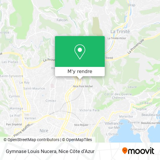 Gymnase Louis Nucera plan
