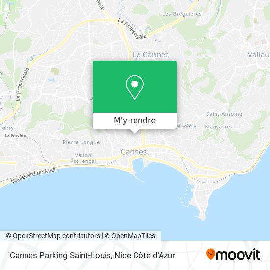 Cannes Parking Saint-Louis plan