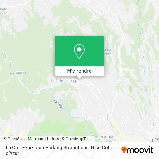 La Colle-Sur-Loup Parking Straputicari plan