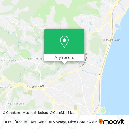 Aire D'Accueil Des Gens Du Voyage plan