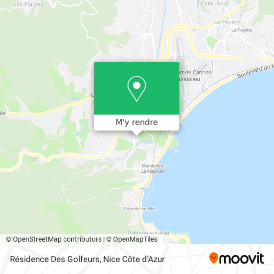 Résidence Des Golfeurs plan
