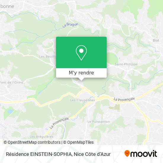 Résidence EINSTEIN-SOPHIA plan